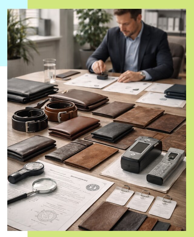 Сертификация кожаных изделий в Переславле-Залесском от 12455 р. | Алешин-Прс