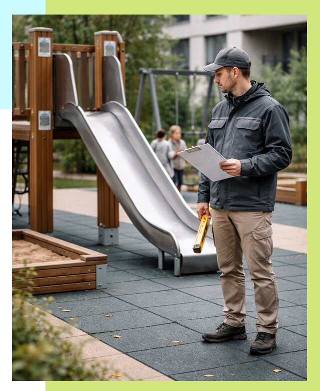 Сертификация детских площадок в Переславле-Залесском от 25948 р. | Алешин-Прс