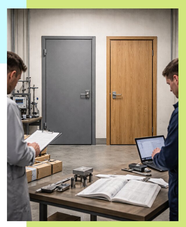 Сертификация дверей в Переславле-Залесском от 8303 р. под ключ | Алешин-Прс