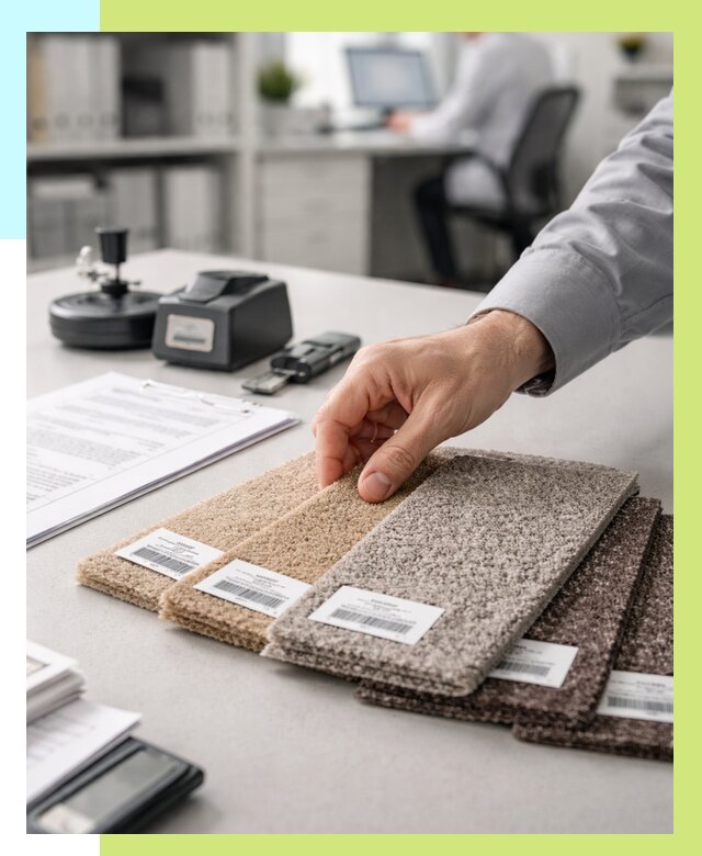 Сертификация ковролина в Переславле-Залесском от 15569 р., Алешин-Прс