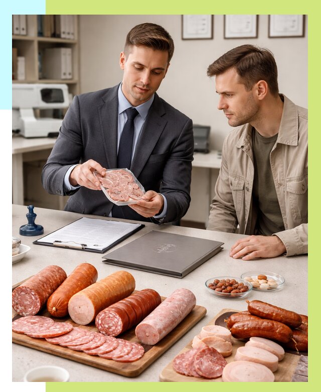 Сертификация колбасных изделий в Переславле-Залесском от 7784 р. | Алешин-Прс