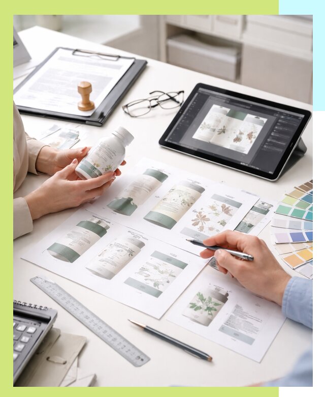 Профессиональная разработка дизайна и текста этикетки продукции в Переславле-Залесском