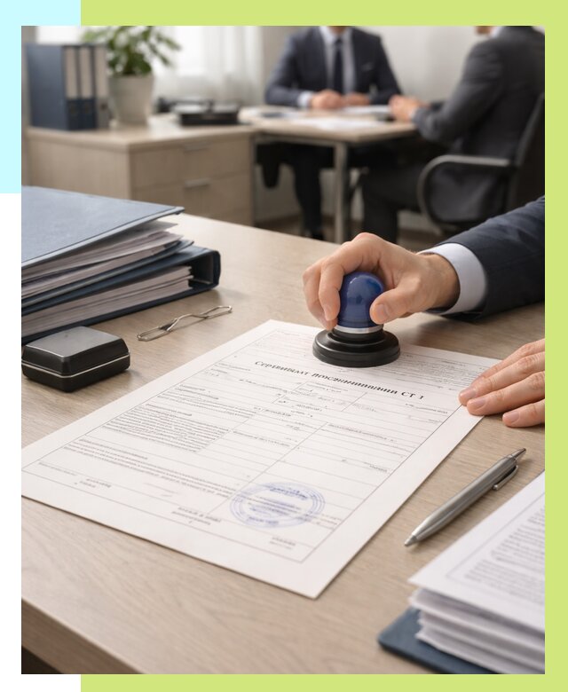 Сертификат происхождения СТ 1 в Переславле-Залесском от 4671 р. | Алешин-Прс