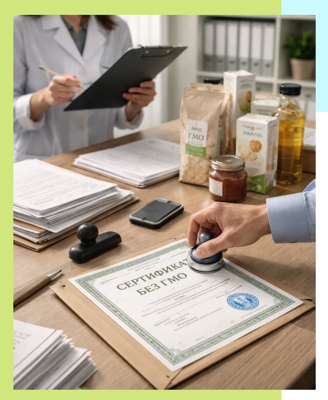 Получение сертификата Без ГМО для продукции в Переславле-Залесском