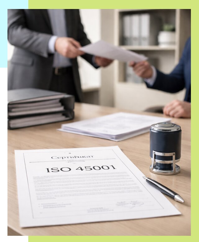 Сертификат ISO 45001 в Переславле-Залесском под ключ от 46706 р. | Алешин-Прс