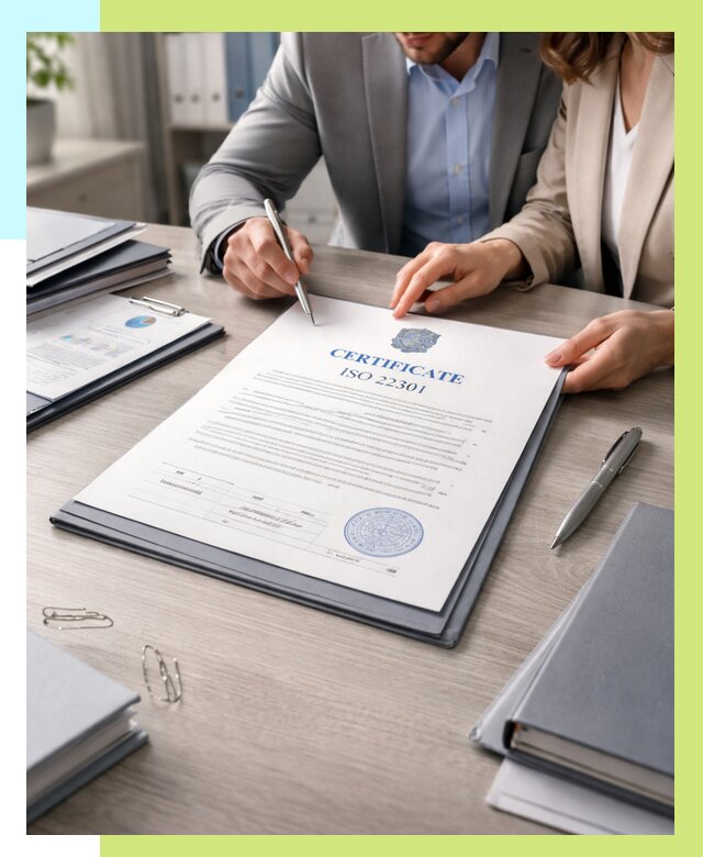 Сертификат ISO 22301 в Переславле-Залесском от 46706 р. | Алешин-Прс срочно